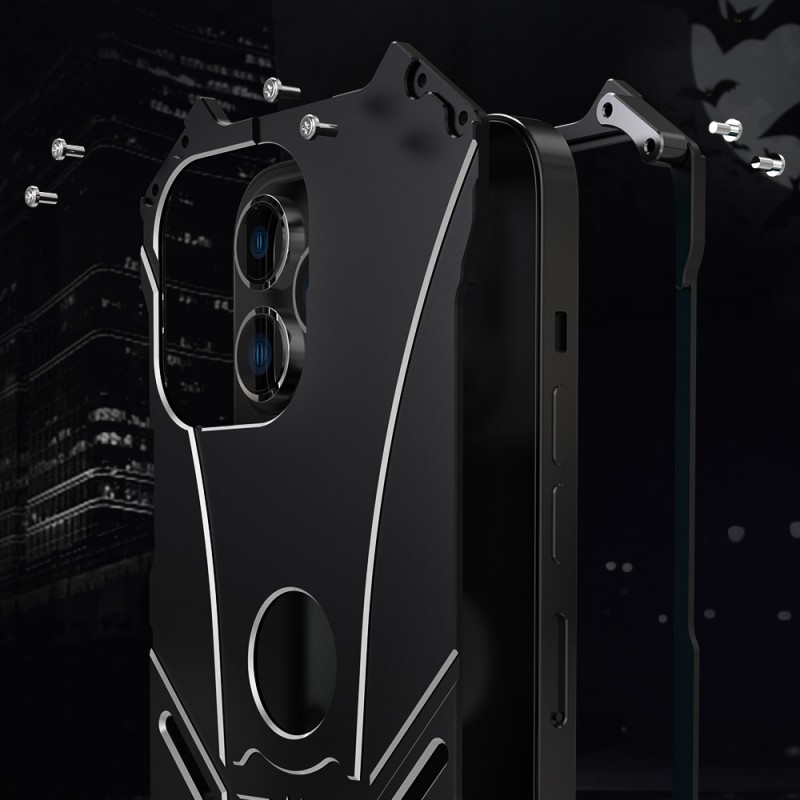 Batman Full Metal Aluminum Alloy Tough Phone Case